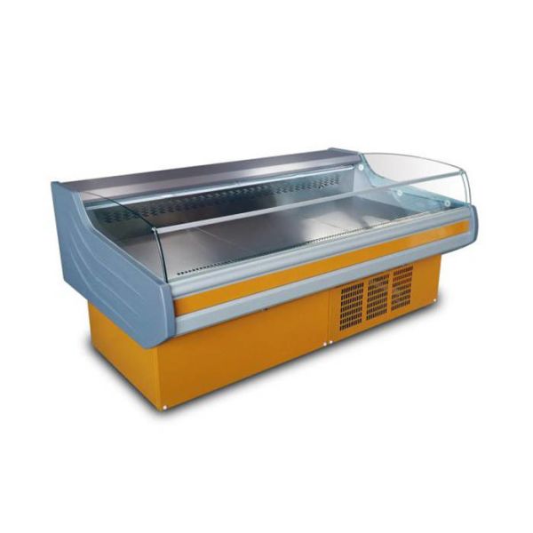 Top Open 200L 8ft Deli Meat Display Case For Store