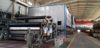 Tempo - a economia corrugou a linha de produção Fluting do rolo enorme da máquina 90g/M2 do papel de embalagem
