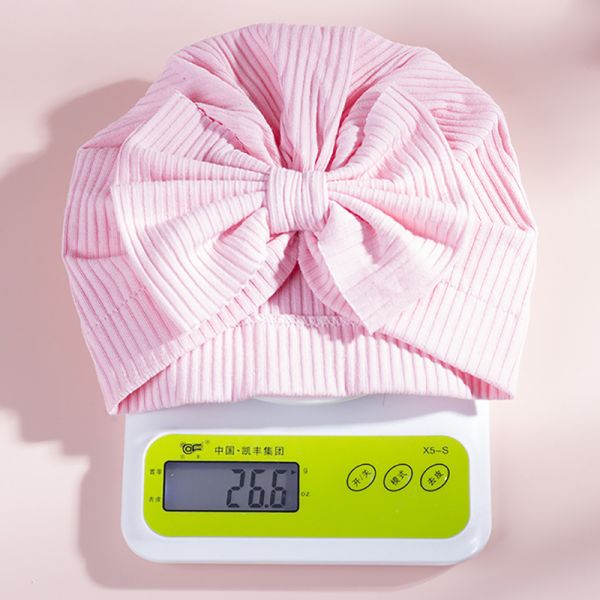 Newborn Baby Hospital Hats with Bowknot Toddler Infant Hat Baby Beanie hat