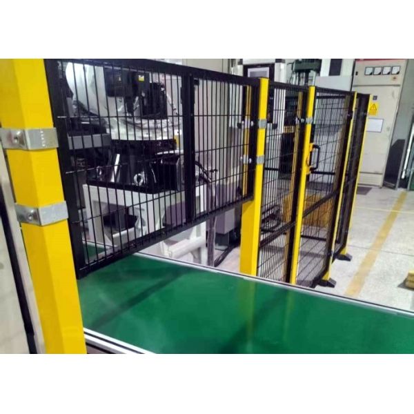 Robot Safety Fencing Powder Coating Surface Treatment 1m-3m Height