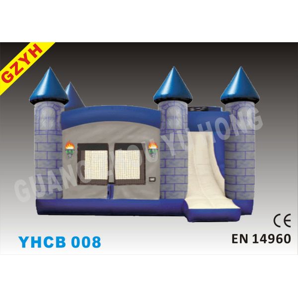 Надувной замок детей раздувной комбинированный сползает ИХКБ-008 с воздуходувкой КЭ/УЛ