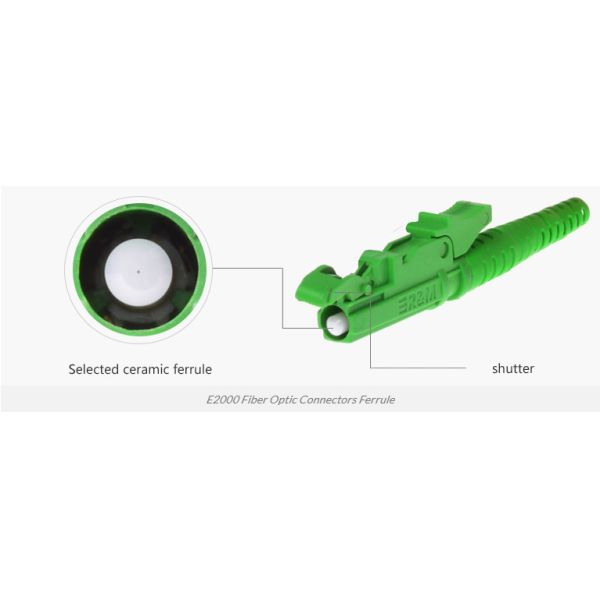 10M 62.5/125 Ultima Single Mode 850nm Fiber Patch Cables Optical Pigtail E2000