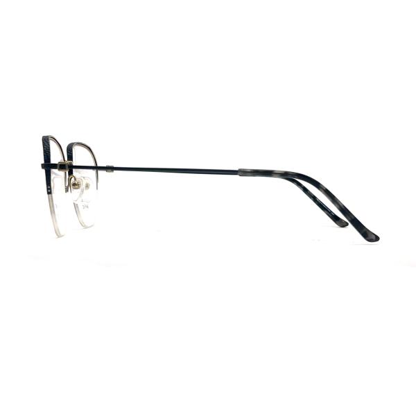 MD131 Contemporary Half-rim Metallic Optical Frames for All Occasions