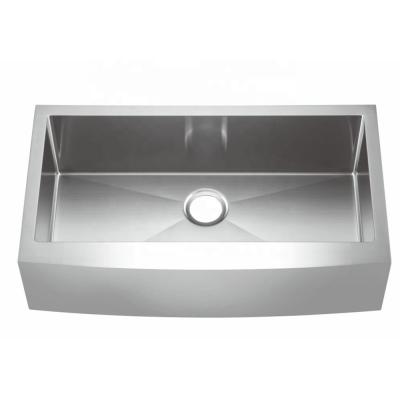 Évier de cuisine d'acier inoxydable de tablier de ménage avec des protections de bruit-Seadening 