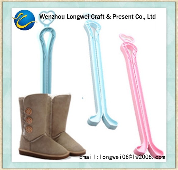 Fashion Plastic Boot Shoe Stretcher / Boot Tree For Keeping Boot Shape
