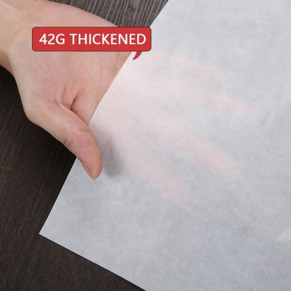 Solvent Free Silicone Oil Coated Craft Silicone Baking Paper Sheets For Non Stick Food Grade Baking
