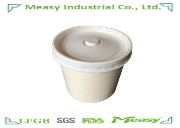 Takeaway biodegradable Disposable Paper Bowl 8oz 12oz 16oz With Lid