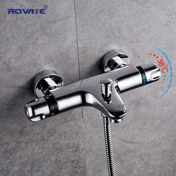 Multi Functions rain shower set Germane Style ROVATE Polished Surface