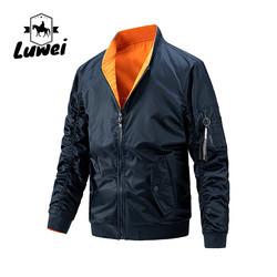 Vestuário Oem Jaqueta Inverno resistente ao vento Bomber Utilidade de tecido de poliéster de motocicleta Outdoor Collar Jackets para Homens