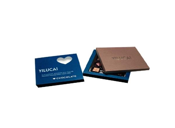 Flip Cardboard Chocolate Boxes High-End Custom Printed 250gsm ~ 1500gsm