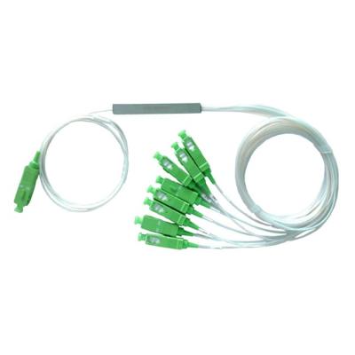 Divisor personalizado 1x8 da fibra ótica do PLC com o conector do SC APC