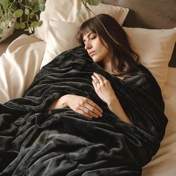 Manta de forro polar suave, ligera y cómoda - Microfibra de lujo para una calidez durante todo el año
