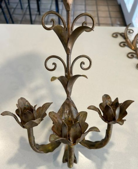 High End 5 Star Hotel Wall Iron Work Luxury Sconce Decoration