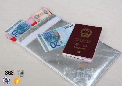 10,6” x 6,7 malote à prova de fogo do documento com camada interna da tela vermelha do poliéster