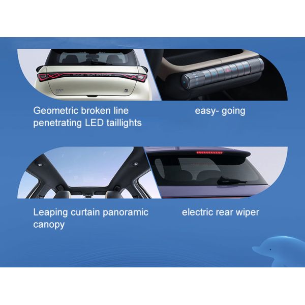 BYD Dolphin 2023 Китайский MINI Электрический автомобиль CLTC Чистый электрический круизный диапазон 420 км