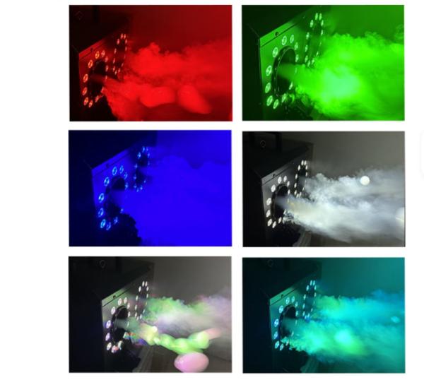 LED Smoke Bubble Blaster with 2000W Power DMX512 Control and 50-60 m² Coverage for Indoor Outdoor Events