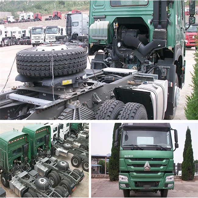 Sinotruk Howo 6x4 371HP Tractor Trailer Truck Euro 2 Diesel Fuel Type