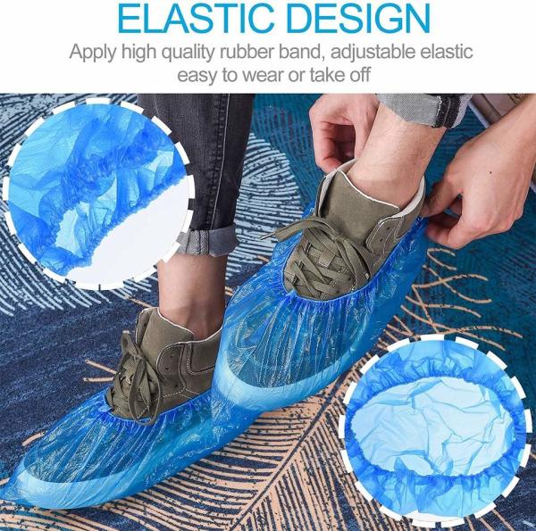 Medical Consumables Disposable Anti Skid Waterproof PP PE CPE Medical Shoe Covers OEM Wholesale
