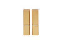 Recipientes de Matte Gold Empty Lip Scrub, tubos feitos sob encomenda do bálsamo de bordo
