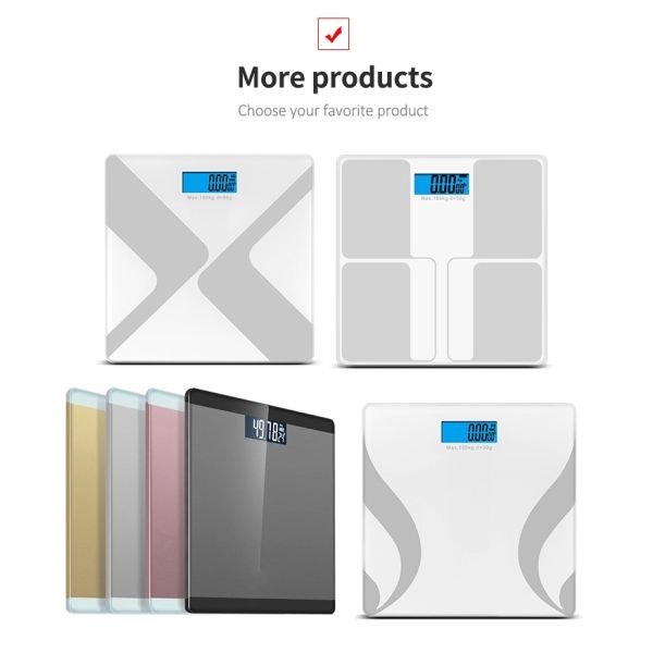 Household 180KG 396LB Digital Body Weight Bathroom Scale