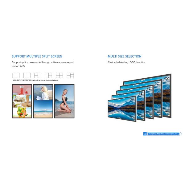 MJK 32 Digital Android Signage Kiosk Slim Bezel HD Display Indoor Welcome Display Retail Store Exhibition Shopping Mall 1 Year