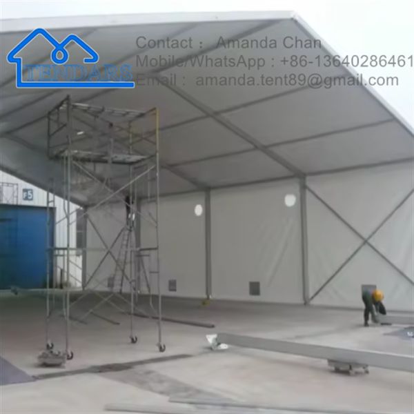 Наружные индивидуальные палатки для хранения Зимний алюминиевый каркас водонепроницаемый складские палатки для продажи