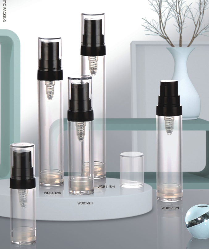 Industrial Cosmetic 5ml 8ml 10ml 15ml Smart Airless Bottle with Sealing Type PUMP SPRAYER