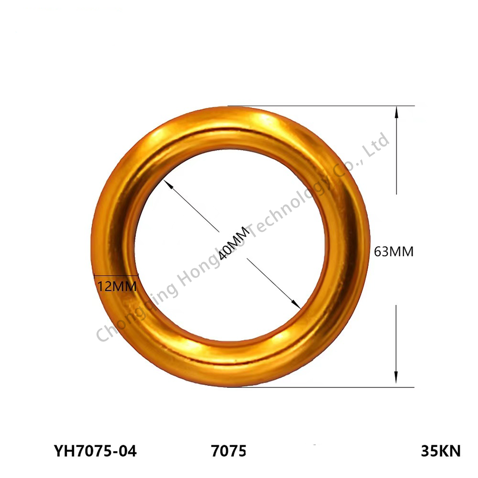 Small Round Ring Aluminum Alloy Aerial Yoga Hammock for Indoor and Outdoor Training