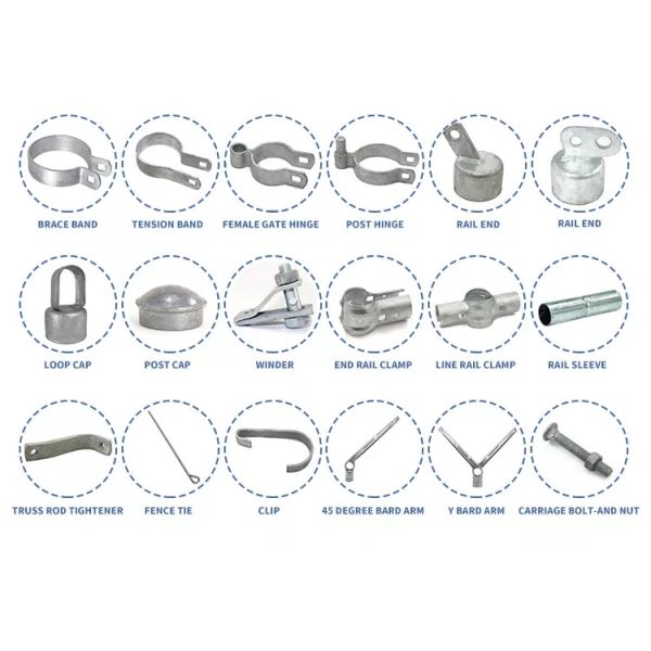 Hot-dip Galvanized or PVC Coated Chain Link Fence Ideal for Securing Sports Stadiums