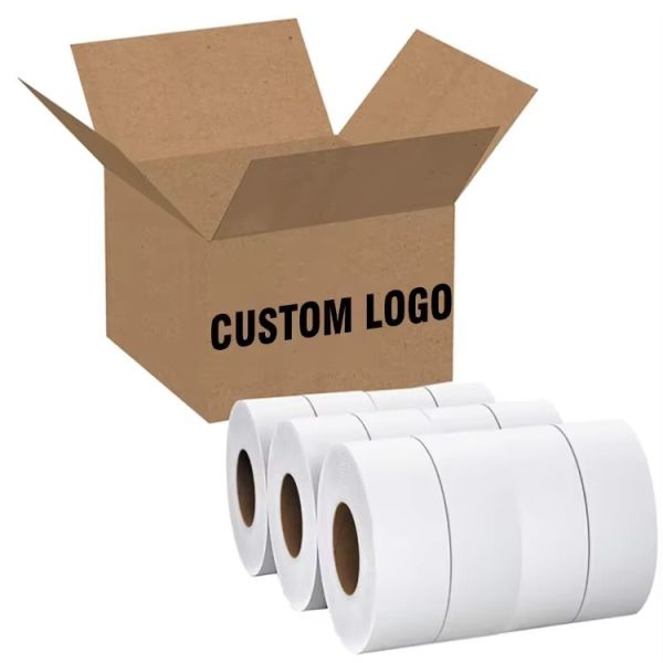 Commercial Virgin Jumbo Roll Toilet Tissue Wholesale Big Roll for Large Scale Usage