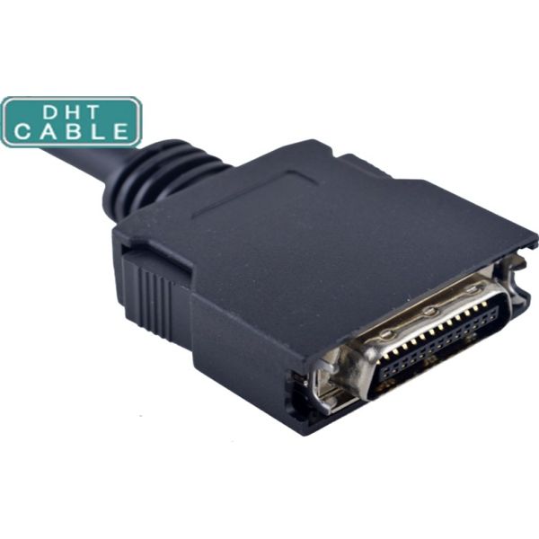 High Flex Custom SCSI Cable Assembly , 26 Pin Male Latch Type For Workstation / RAID