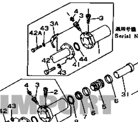 part No.: 195-30-13191+07020-00000, LUBRICATOR  use for D155-1 D355-1  RECOIL SPRING