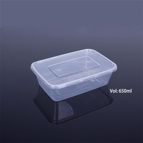 Europ Pack Biodegradable 650ml Disposable Plastic Meal Tray