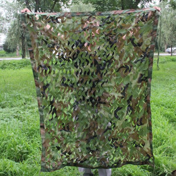 As várias forças armadas camuflam a rede líquida invisível líquida da caça com material do poliéster