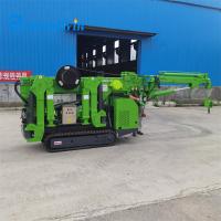 5 tonnes 8 tonnes couleur verte moteur électrique Spider Crawler Crane avec Fly Jib
