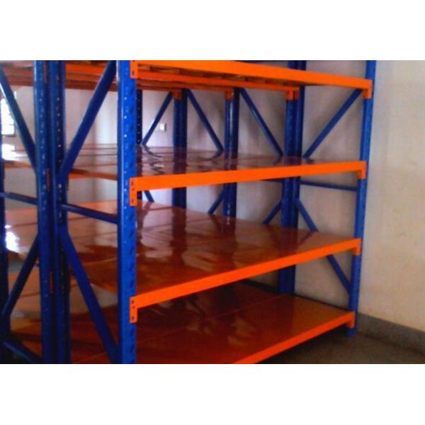 Medium Duty Steel Storage Shelves Units Powder Coated With 1-5 Height