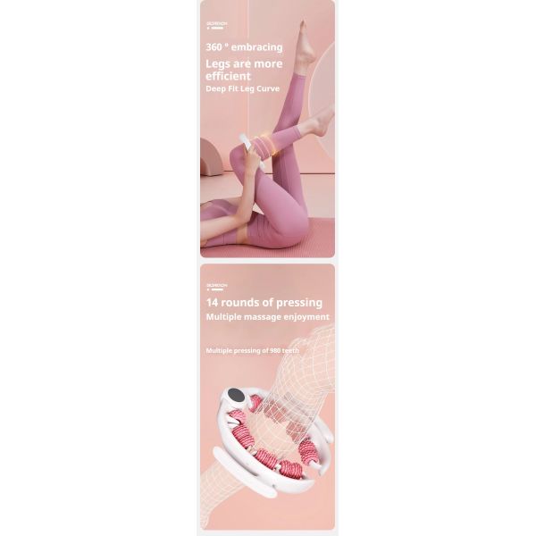 360° Circular Roller Leg Massager with Deep Rolling Massage for Fat Breakdown and Metabolism