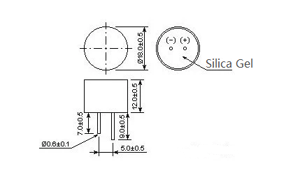 датчик ultransducer пьезоэлектрического ультразвукового датчика 40KHZ 14mm водоустойчивый