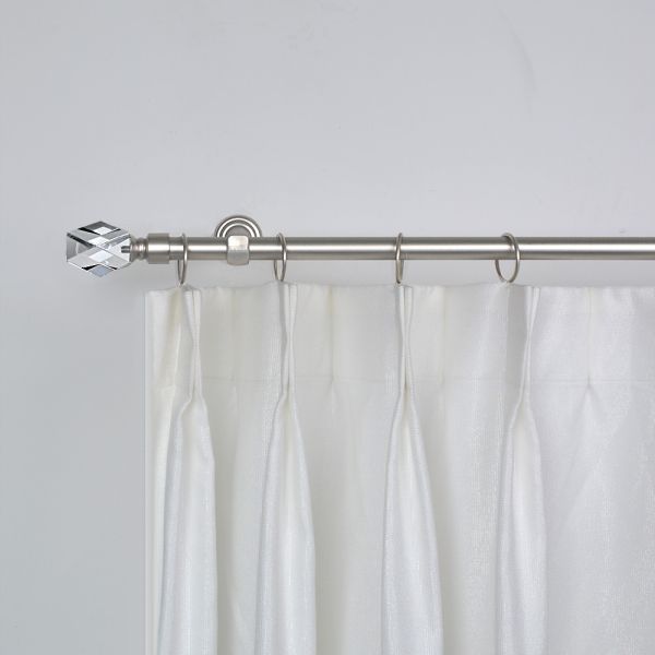 Aluminium Curtain Rod Accessories Crystal Series Decorative Head