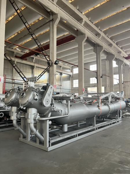 High Durability Woven Fabric Dyeing Machine With Double Tube