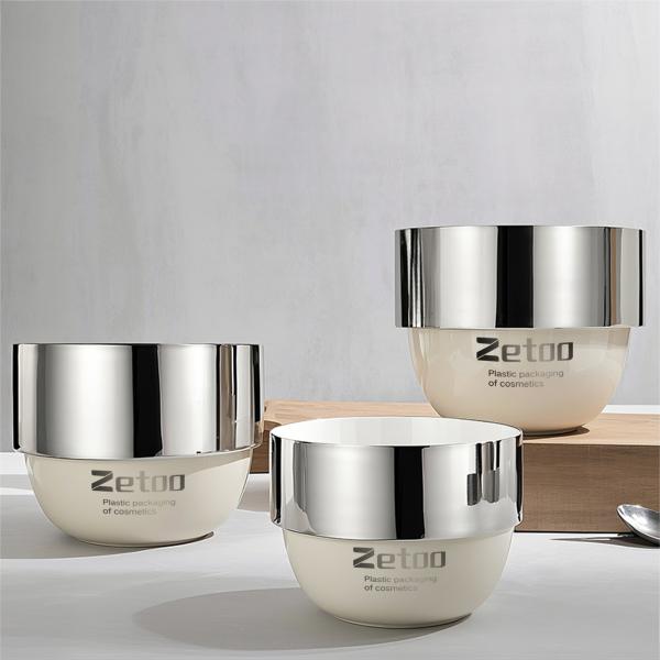 PP Cosmetic Cream Jars 75ml / 200ml Plastic Container For Cream