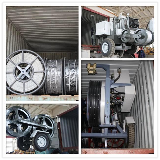 60kN 6 передающая линия тонны 220kv надземная шнуруя оборудование с двигателем дизеля Cummins