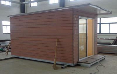 Casa clara do feriado da construção de aço/estúdio pré-fabricado do jardim para a vida do feriado