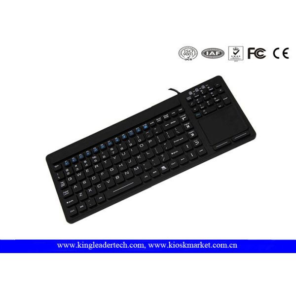 EN60601 Passed Waterproof Medical Keyboard With  Touchpad Including Numeric Keypad