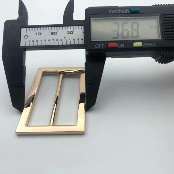 Adjustable 35mm Custom Military Belt Buckles Gold Square Metal Decorative