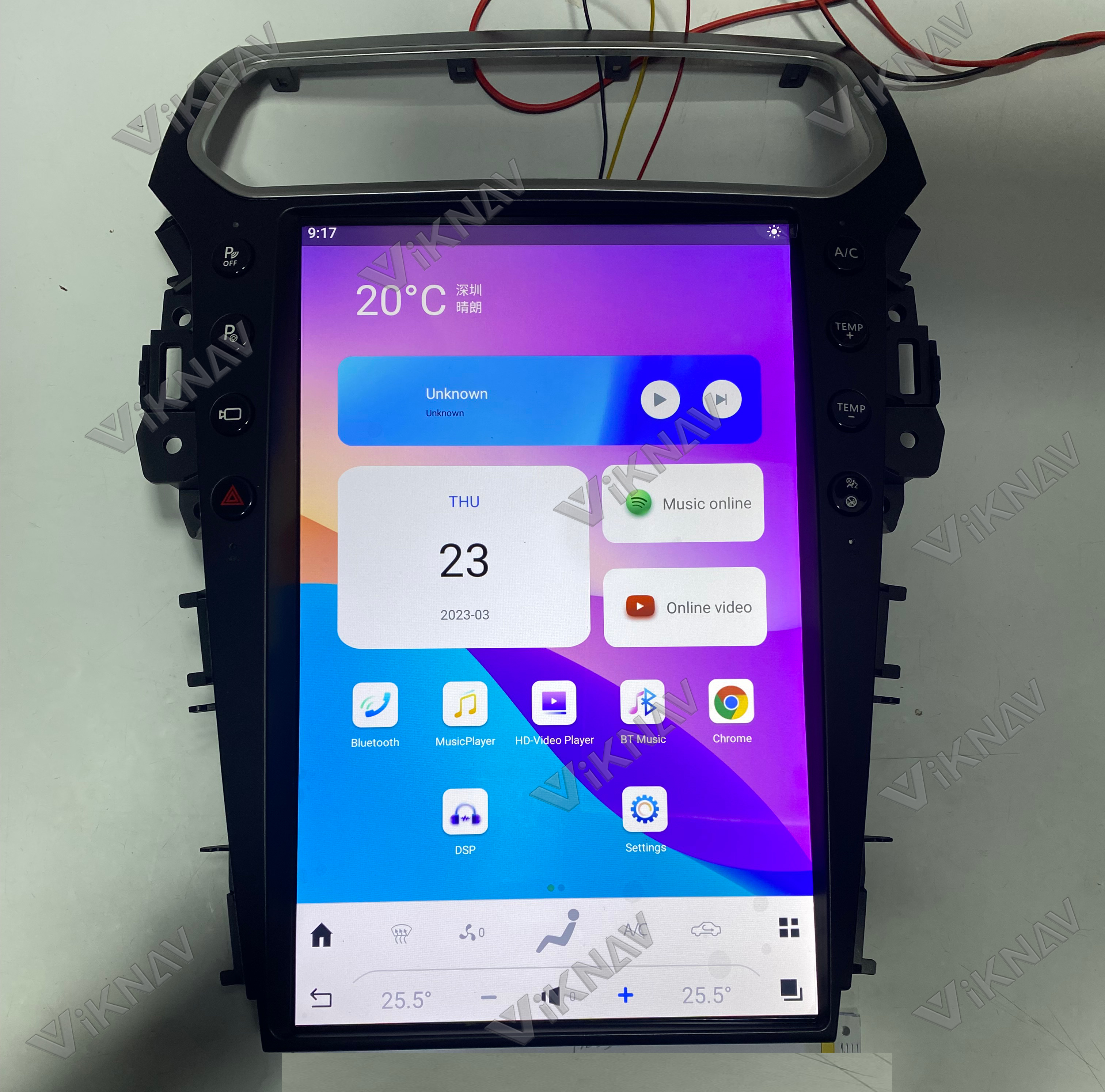Viknav 13,6 дюйма Авторадио Android 2016 Ford Explorer Радио мультимедиа Радио GPS-навигатор