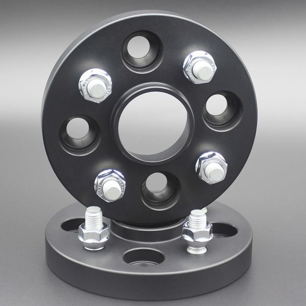 15mm 7075-T6 Billet Aluminum Wheel Spacers For HONDA 4x100 Accord Civic CRX FIT Prelude Del Sol