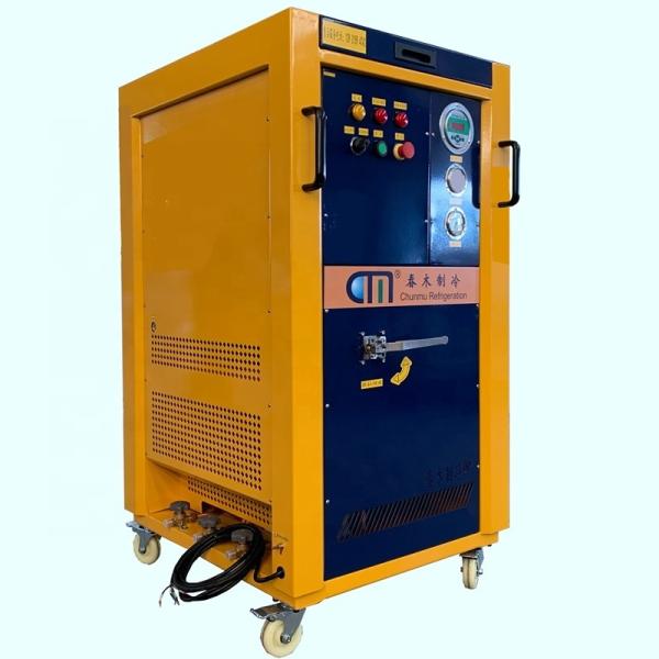 R290 Résistance à l'explosion de la machine de récupération de réfrigérant R32 Unité de récupération de gaz de réservoir ISO ATEX