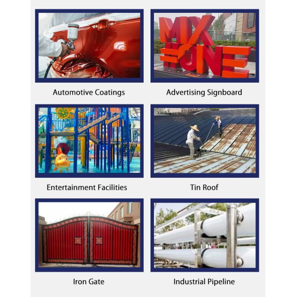 WILLIS 2K Acrylic Resin Solid Color Car Refinish Paint for Automotive & Metal Repair Spray Application Liquid Coating