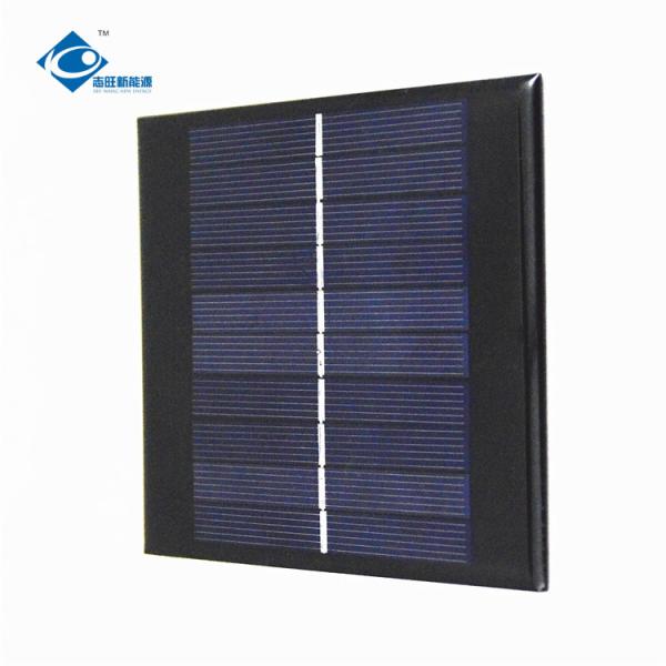 5V painel solar cristalino poli ZW-114107 de resina de cola Epoxy da bateria 1.3W do painel solar 10
